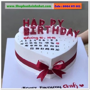 Bánh Sinh Nhật Cuốn Lịch - CL121